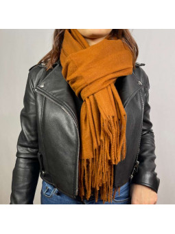 Écharpe En Cachemire Caramel Premium De 70x180cm