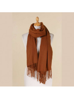 Écharpe En Cachemire Caramel Premium De 70x180cm