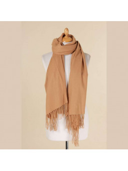 Écharpe En Cachemire Camel Premium De 70x180cm