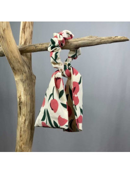 Foulard Pour Les Cheveux Aux Motifs De Tulipes Rose