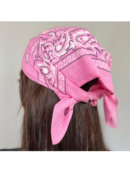 Bandana Paisley Rose
