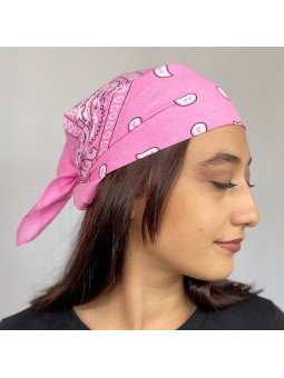 Bandana Paisley Rose