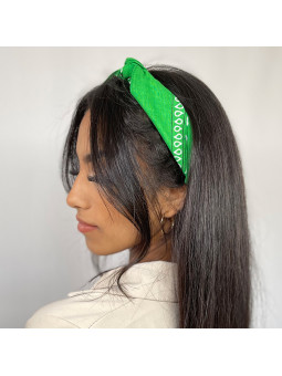 Bandana Paisley Vert Pomme