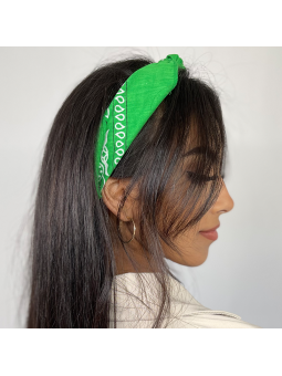 Bandana Paisley Vert Pomme