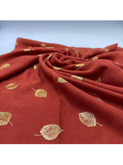 Écharpe Orange Camel Intense