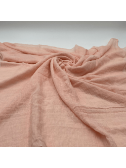 Écharpe 180 cm Douce Uni Aux Couleurs Rose Saumon
