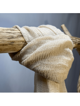 Écharpe 180 cm Douce Uni Aux Couleurs Rose Poudrée Premium