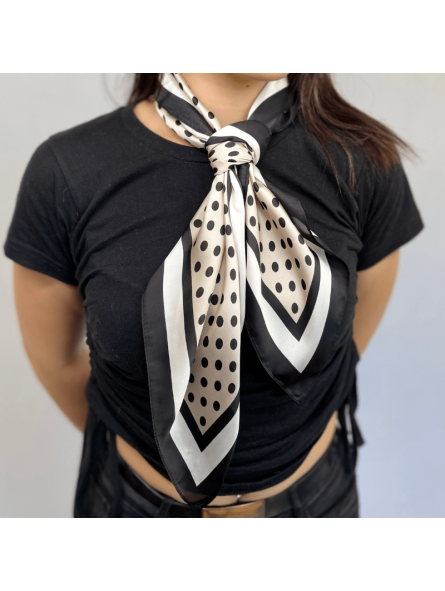 Foulard carré Japonas vntage -transparent a fleurs … - Gem